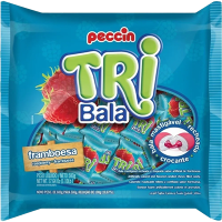 Imagem de BALA MASTIGAVEL TRIBALA FRAMBOESA 500G - 01 UNIDADE